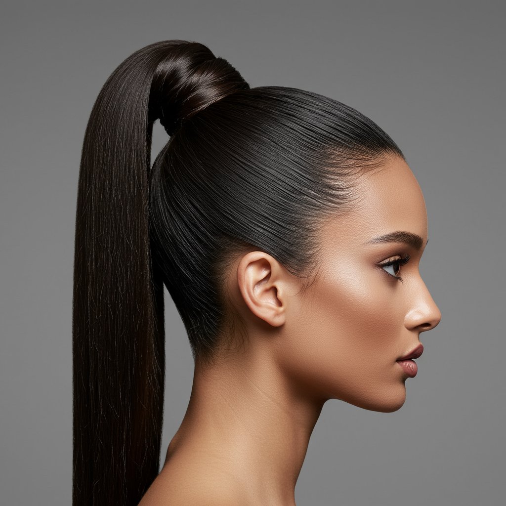 Sleek-High-Top-Knot-Hairstyle