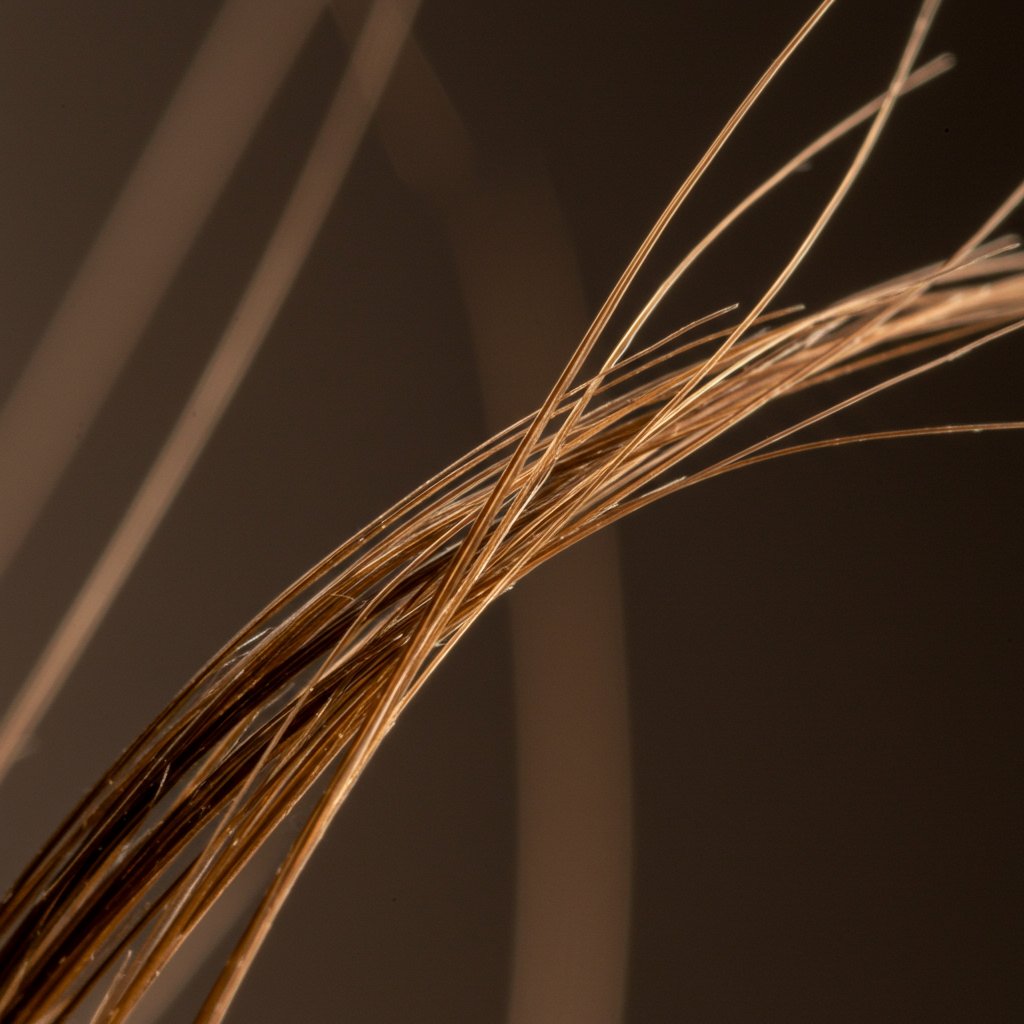 Macro Shot Of Split End