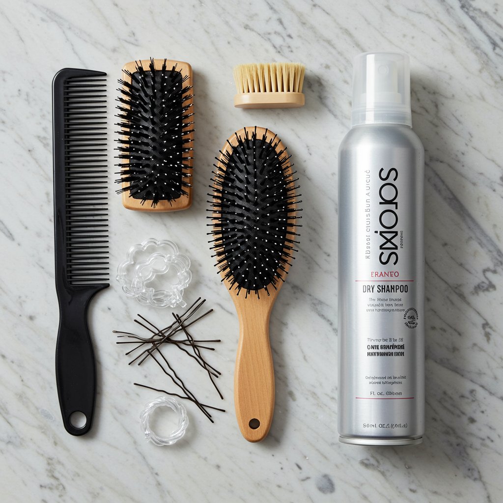 Stylist Tools For Half Up Hairstyle