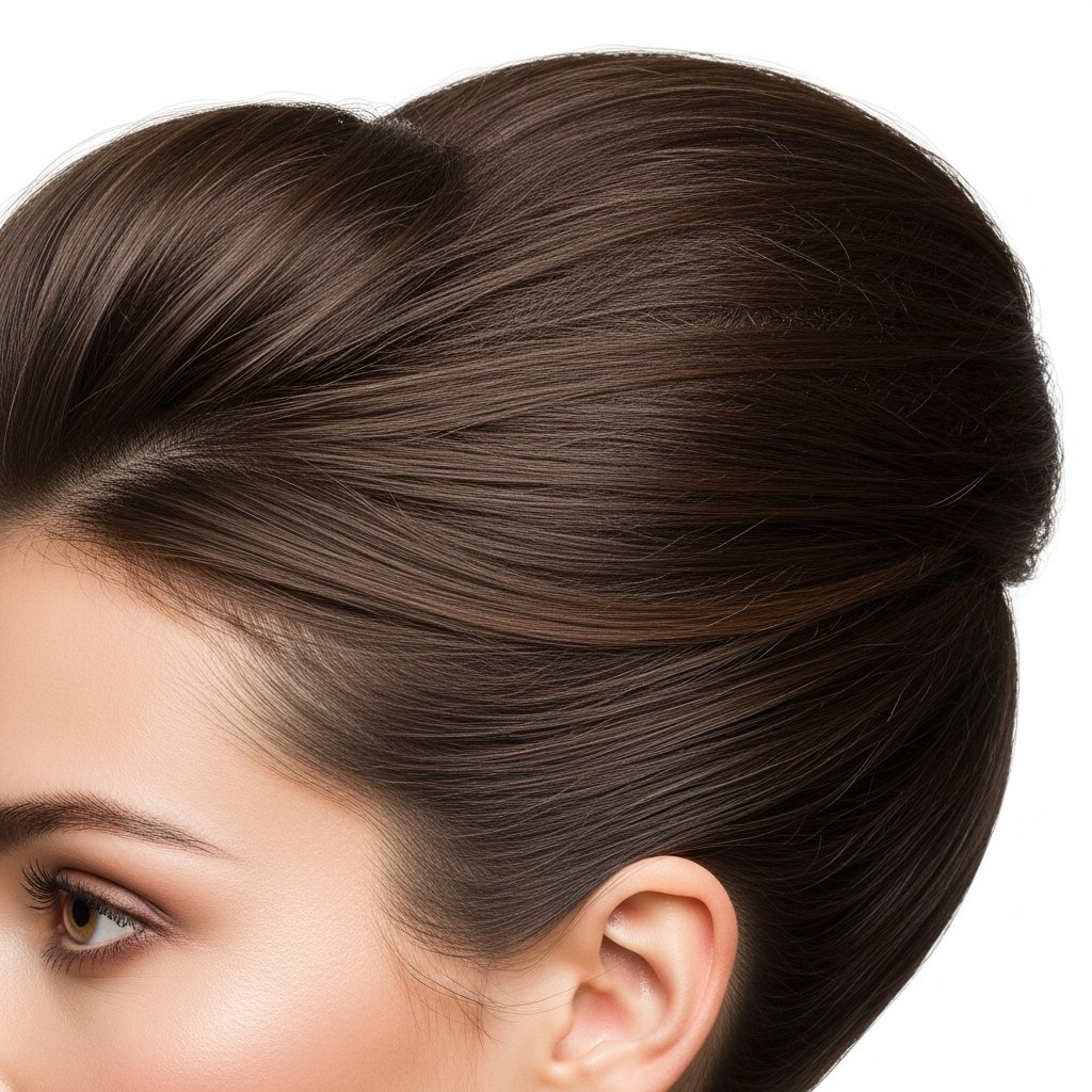 Classic Half Up Bouffant Style