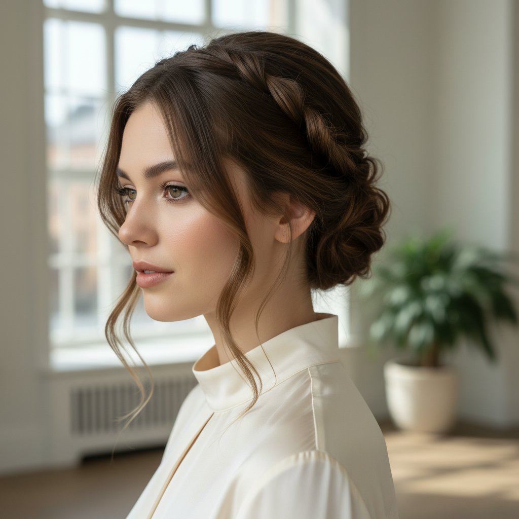 Twisted Half Up Half Down