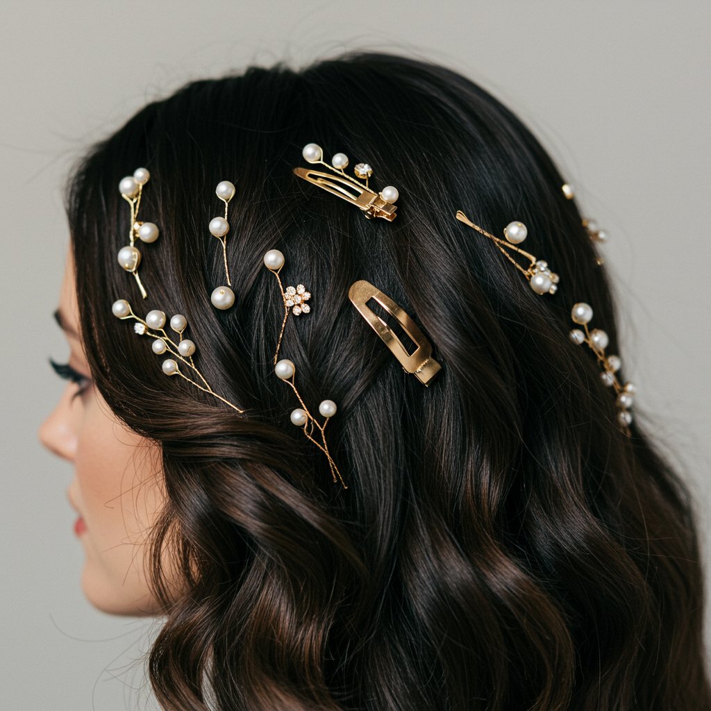 Half-Up-Style-With-Pearl-Accessories