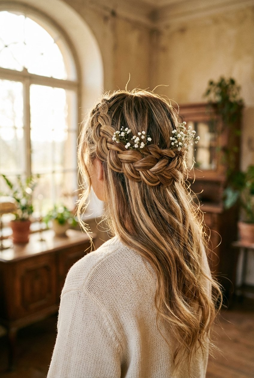 Halo Braid Inspiration: 15 Looks for Waist-Length Hair | The Ultimate Styling Guide