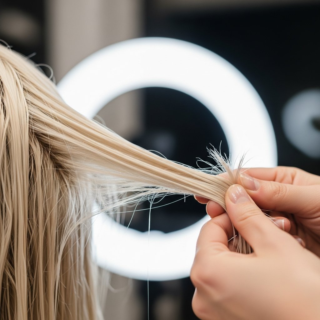 Chemical Damage Wet Hair Texture