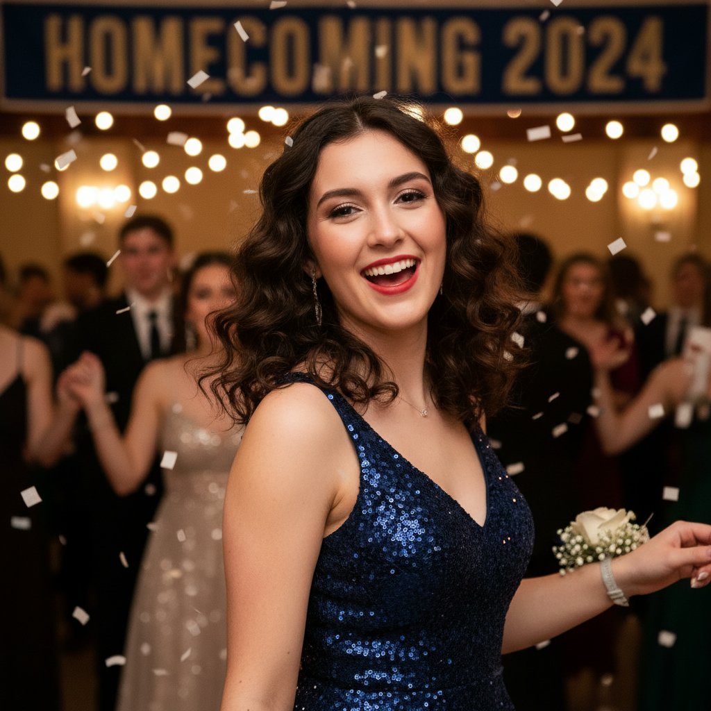 The Classic Cheerleader Curls