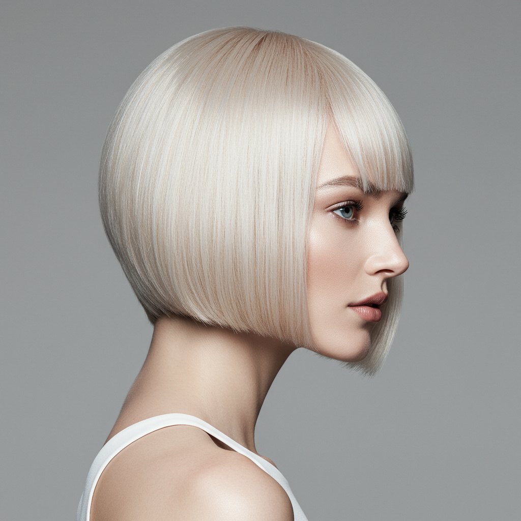 Iced Champagne Blonde Hair