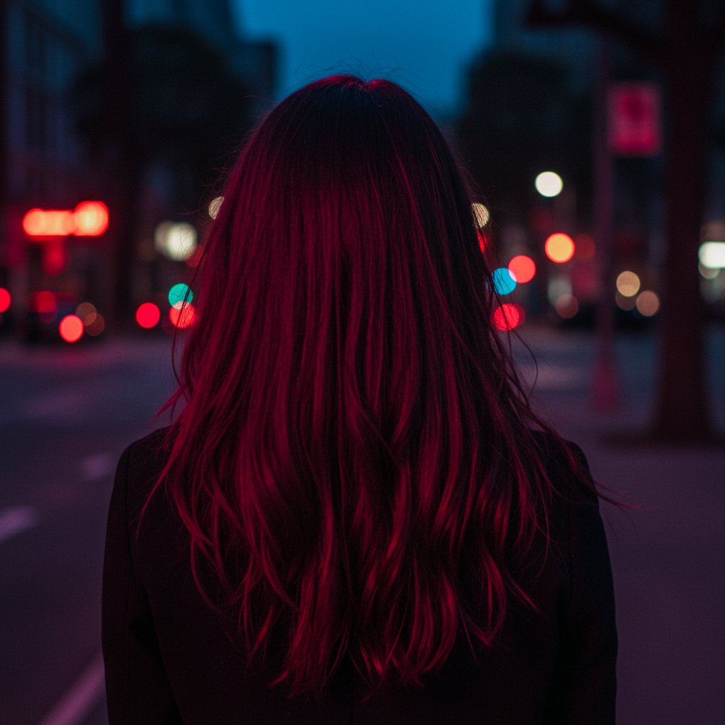 Cherry Cola Hair Color Trend