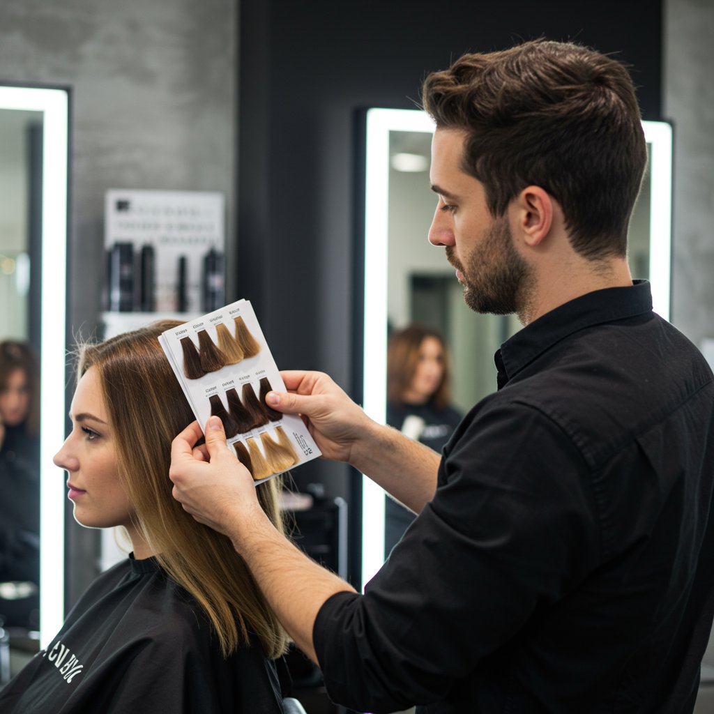 Hair Color Consultation Swatches
