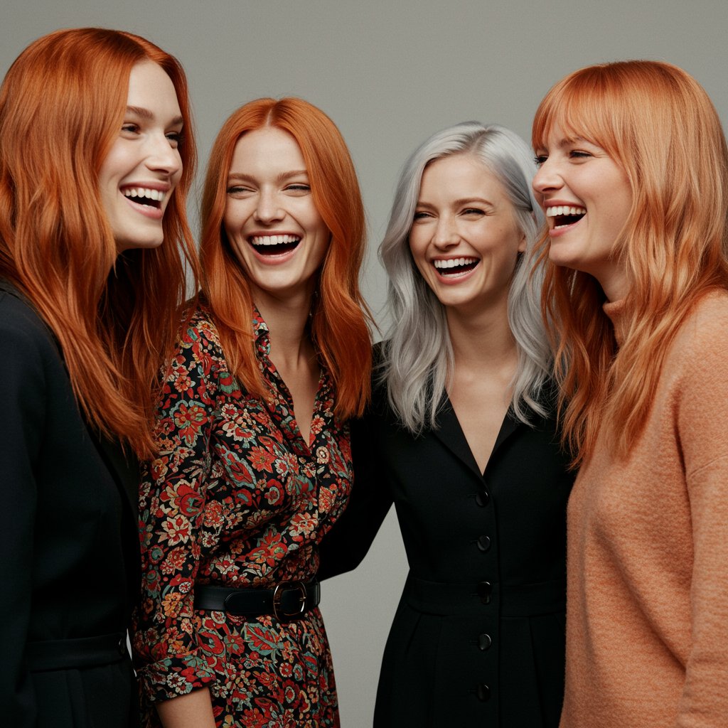 Seasonal Hair Color Inspiration Palette