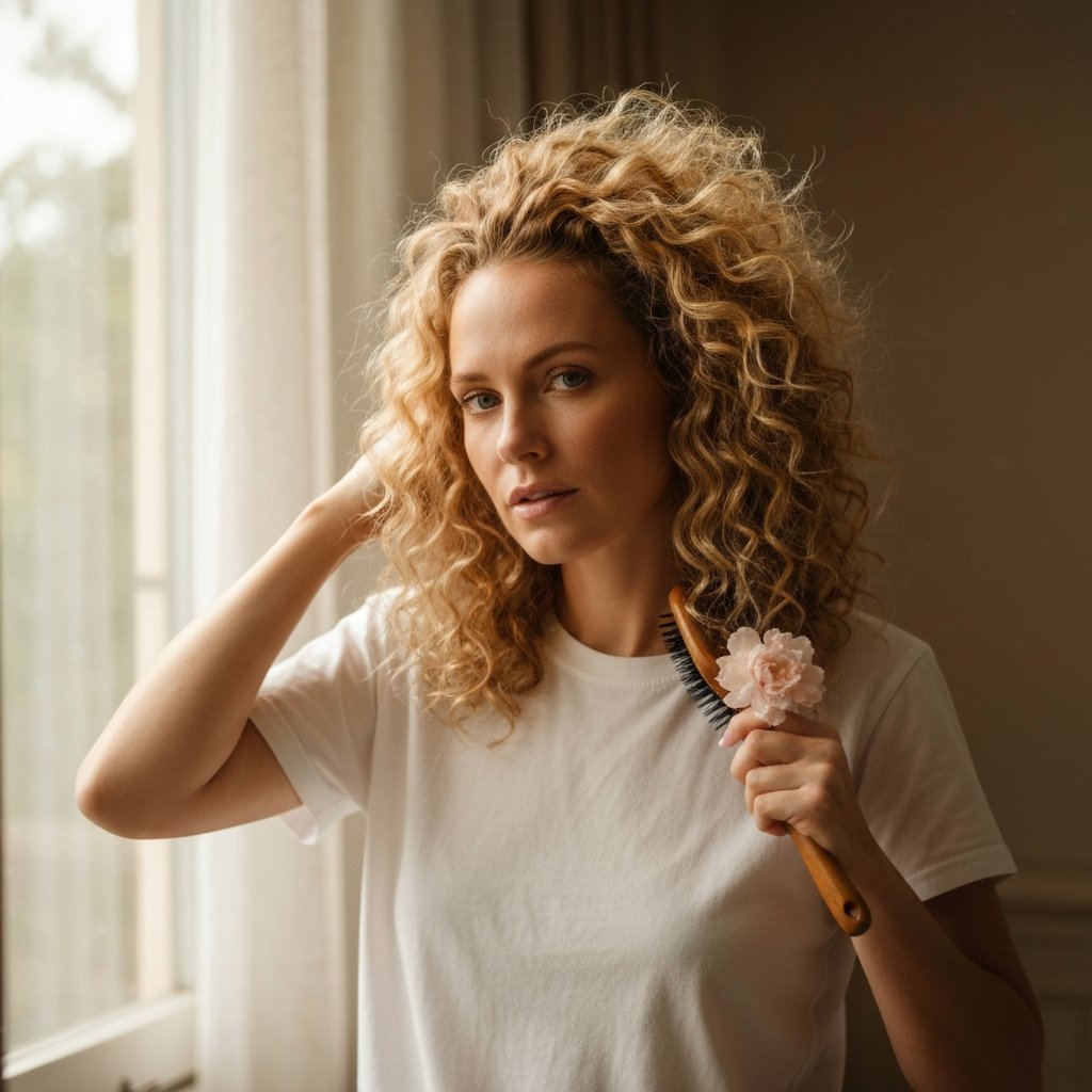 Fine Hair Brushing Gentle