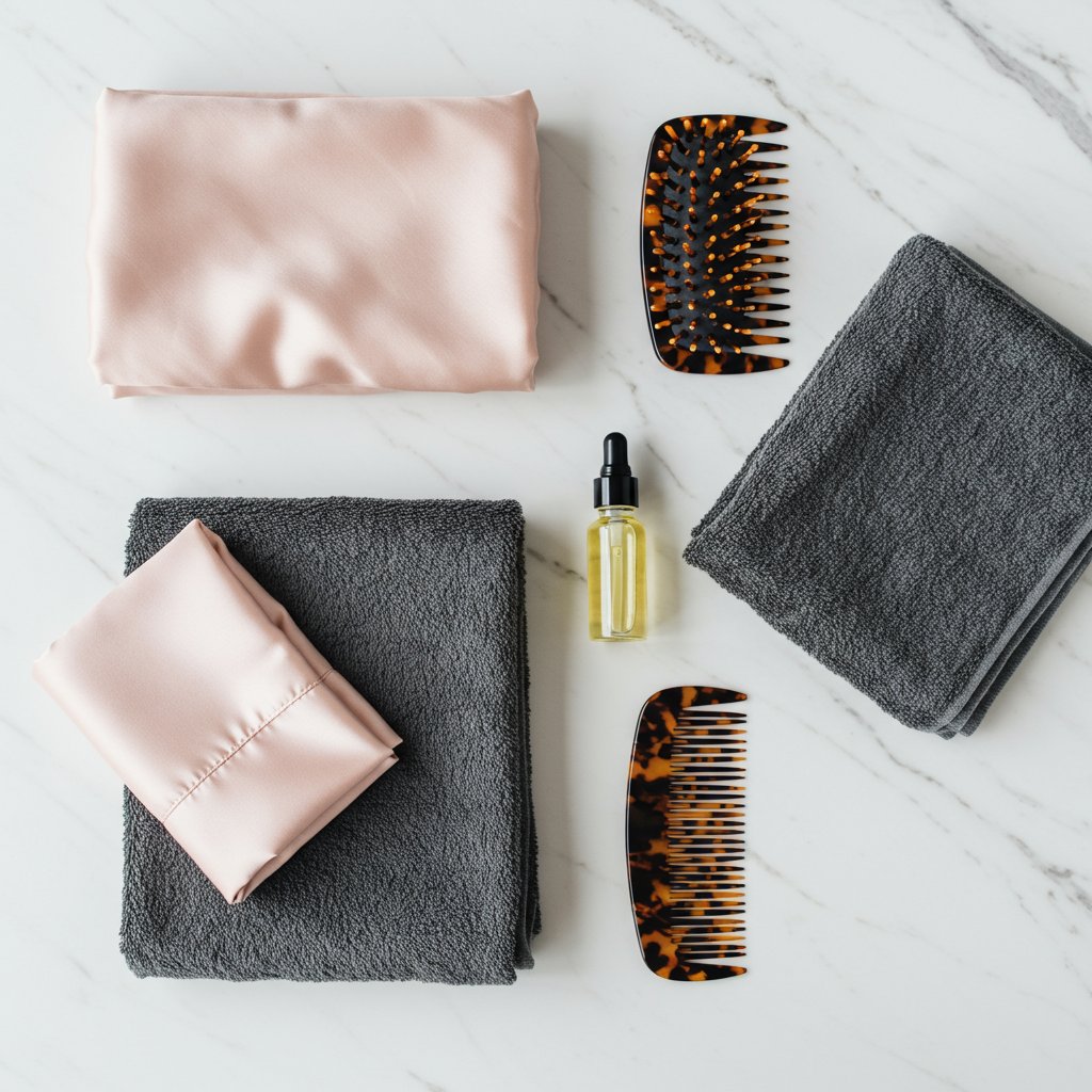 Flat-Lay-Of-Anti-Frizz-Hair-Accessories