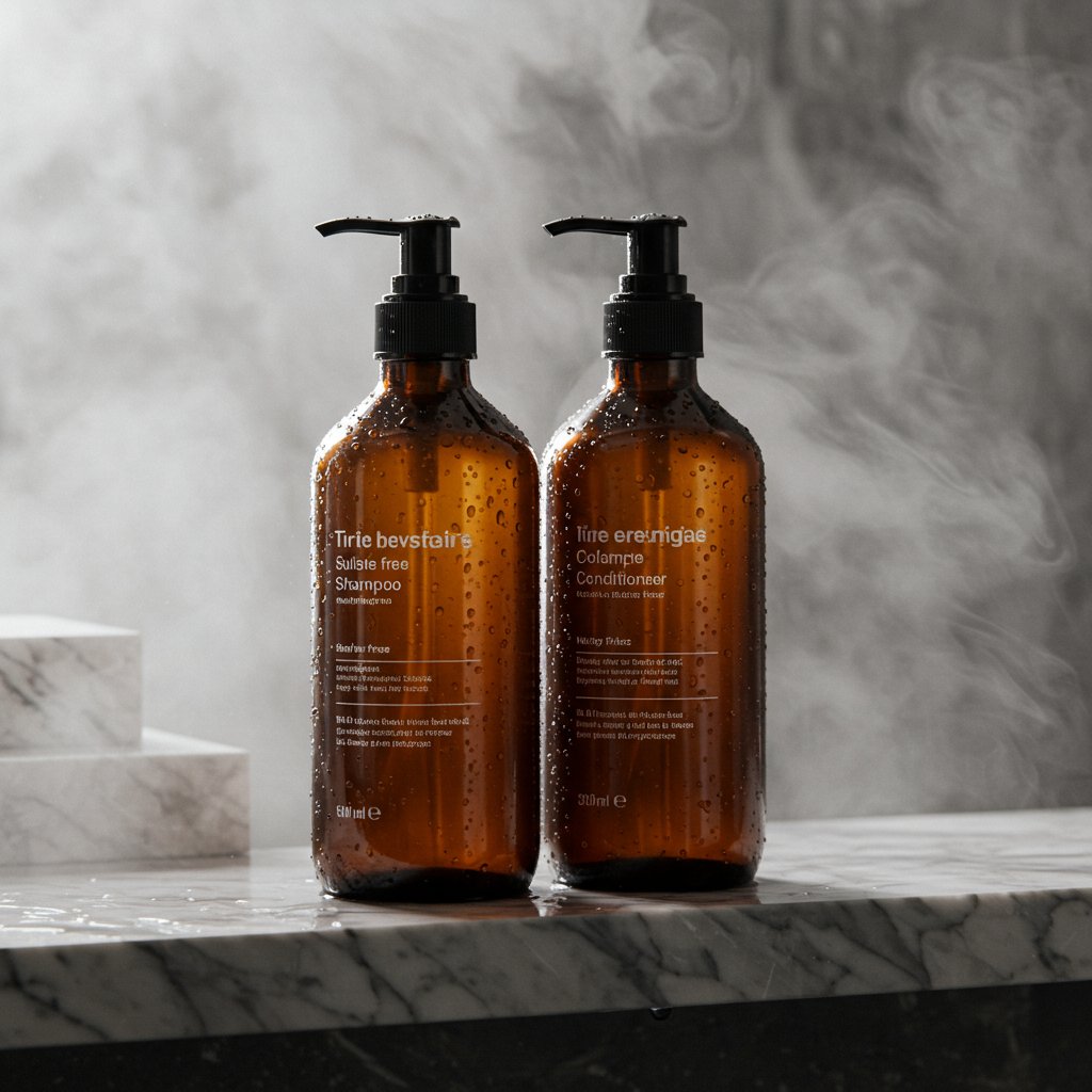 Luxury-Sulfate-Free-Shampoo-Conditioner-In-Chic-Bathroom