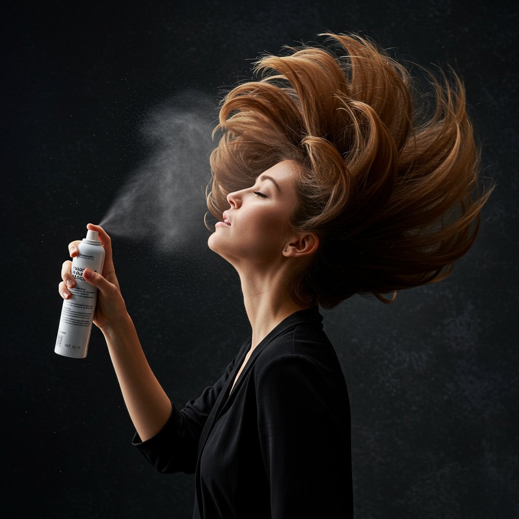 Setting-Curls-With-Hairspray
