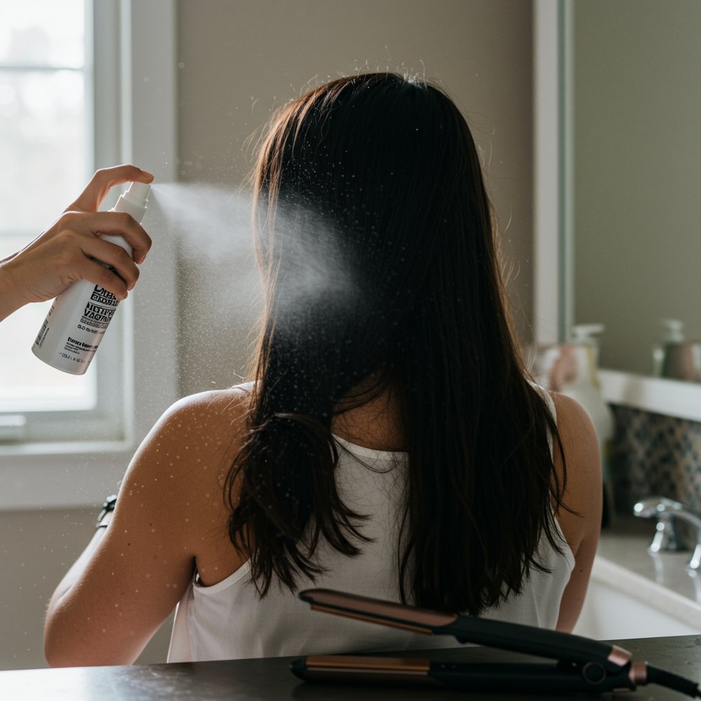 Woman-Using-Heat-Protectant-Before-Styling