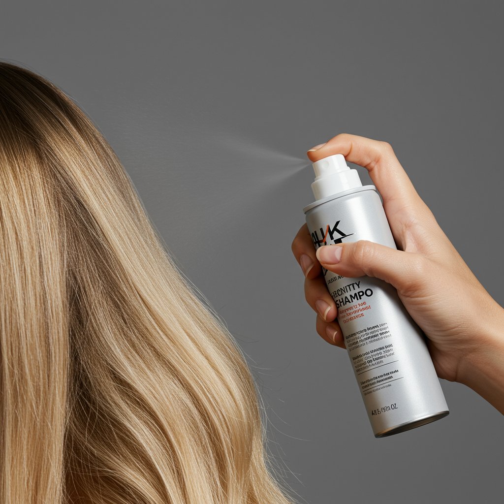 Applying Dry Shampoo To Roots At Night