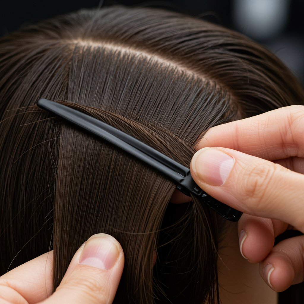 Close Up Of Creaseless Hair Clips
