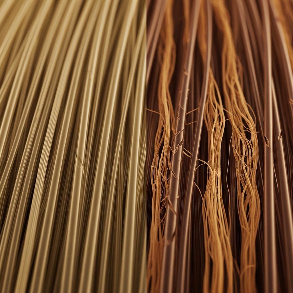 Microscopic Hair Structure Artistic