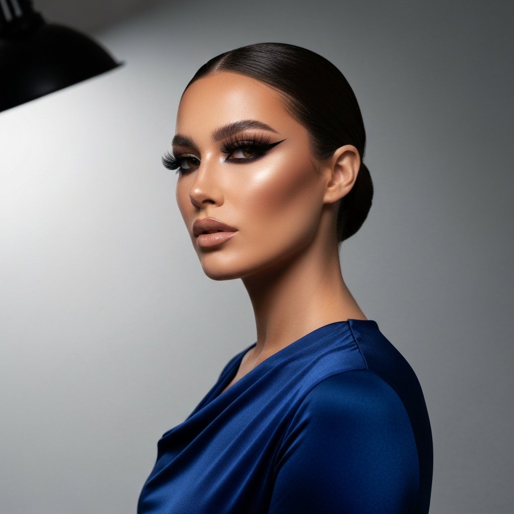 Sleek Low Bun Profile