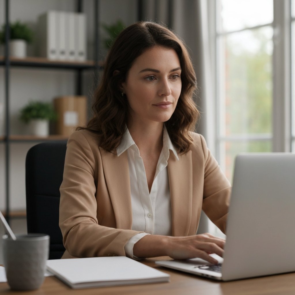 Woman Video Call Lighting Setup