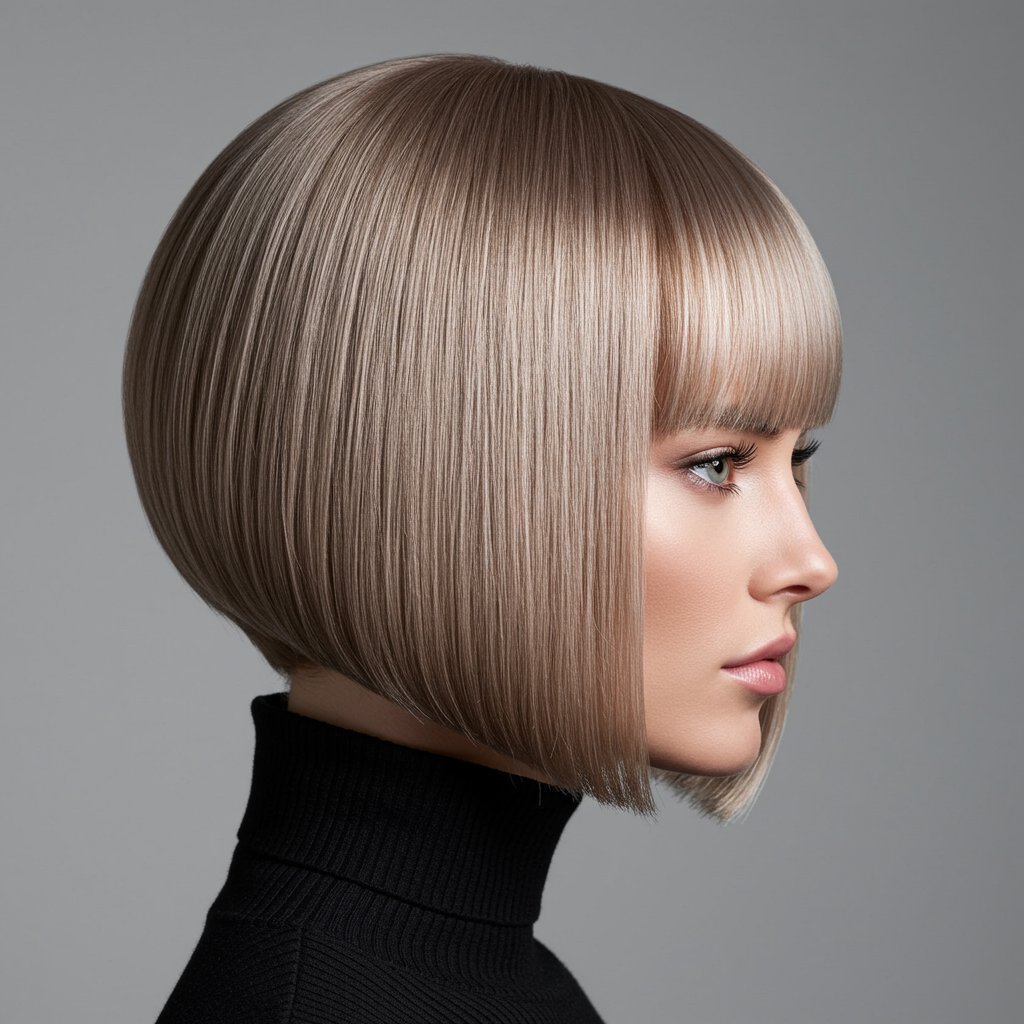 Sleek Glass Hair Bob