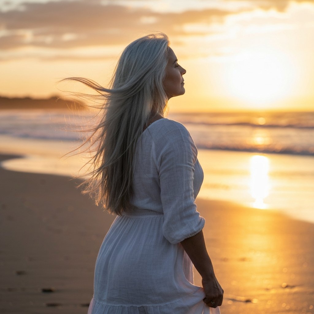 Happy-Silver-Hair-Outdoors