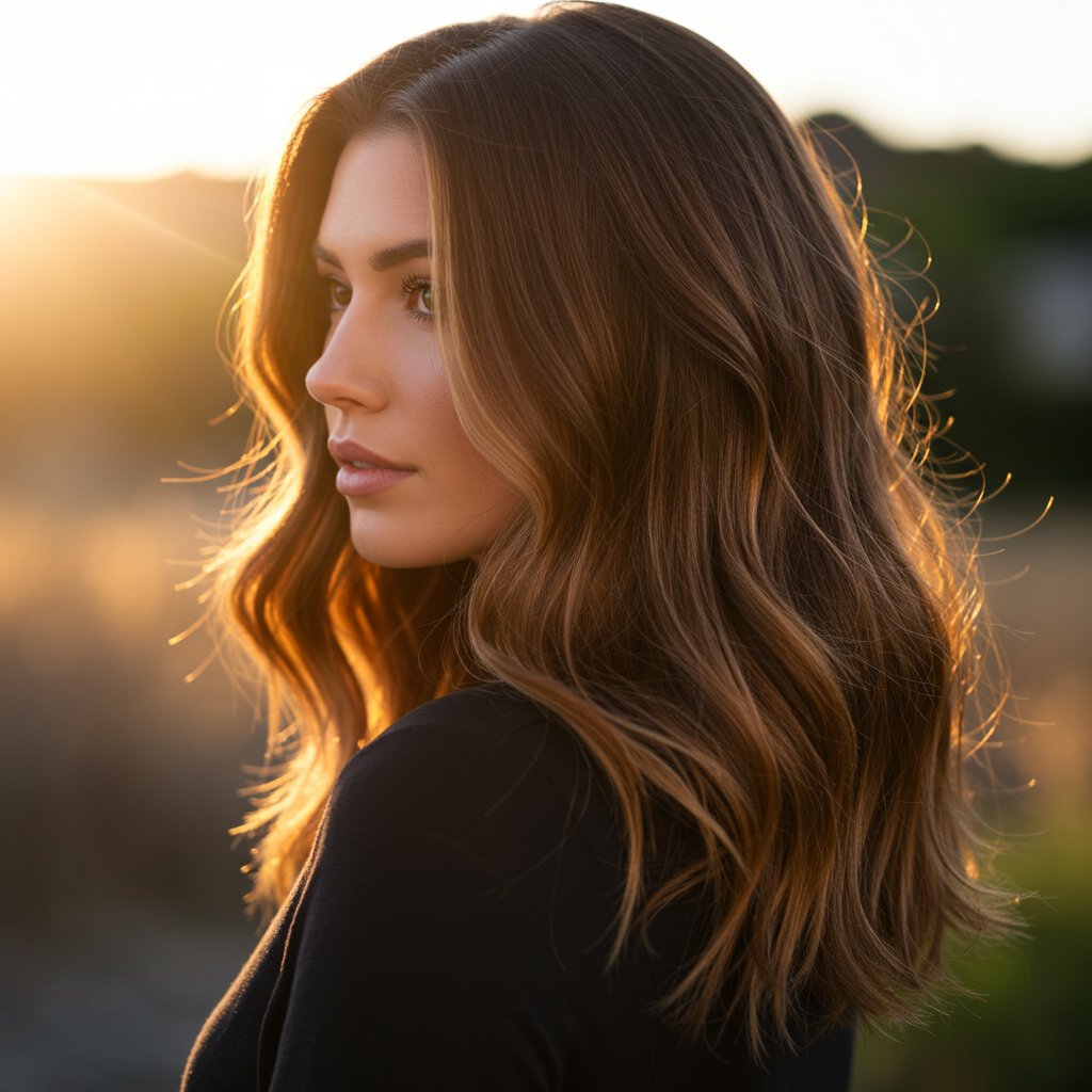 Woman With Multi-Tonal Balayage