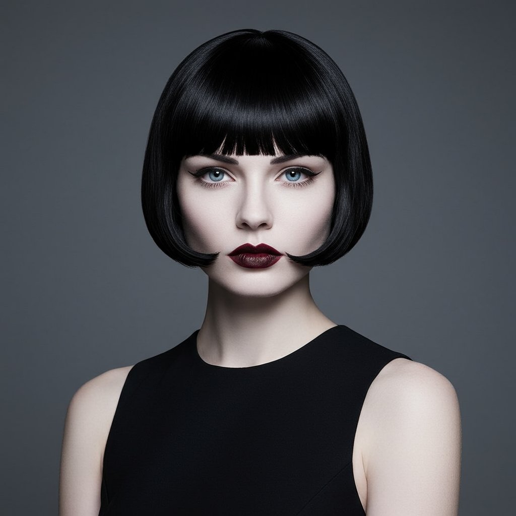 Modern-Woman-With-Sharp-20S-Bob