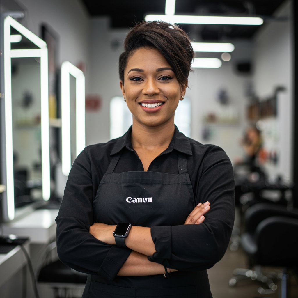 Professional Hairstylist Portrait