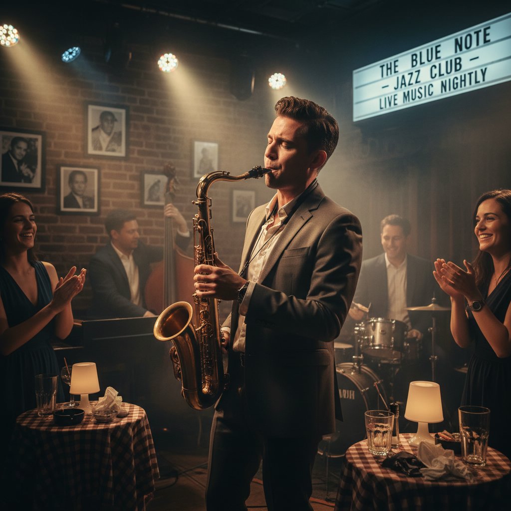 Saxophonist's Smooth Waves