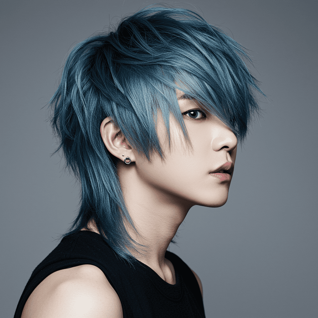 Two Tone Blue Silver