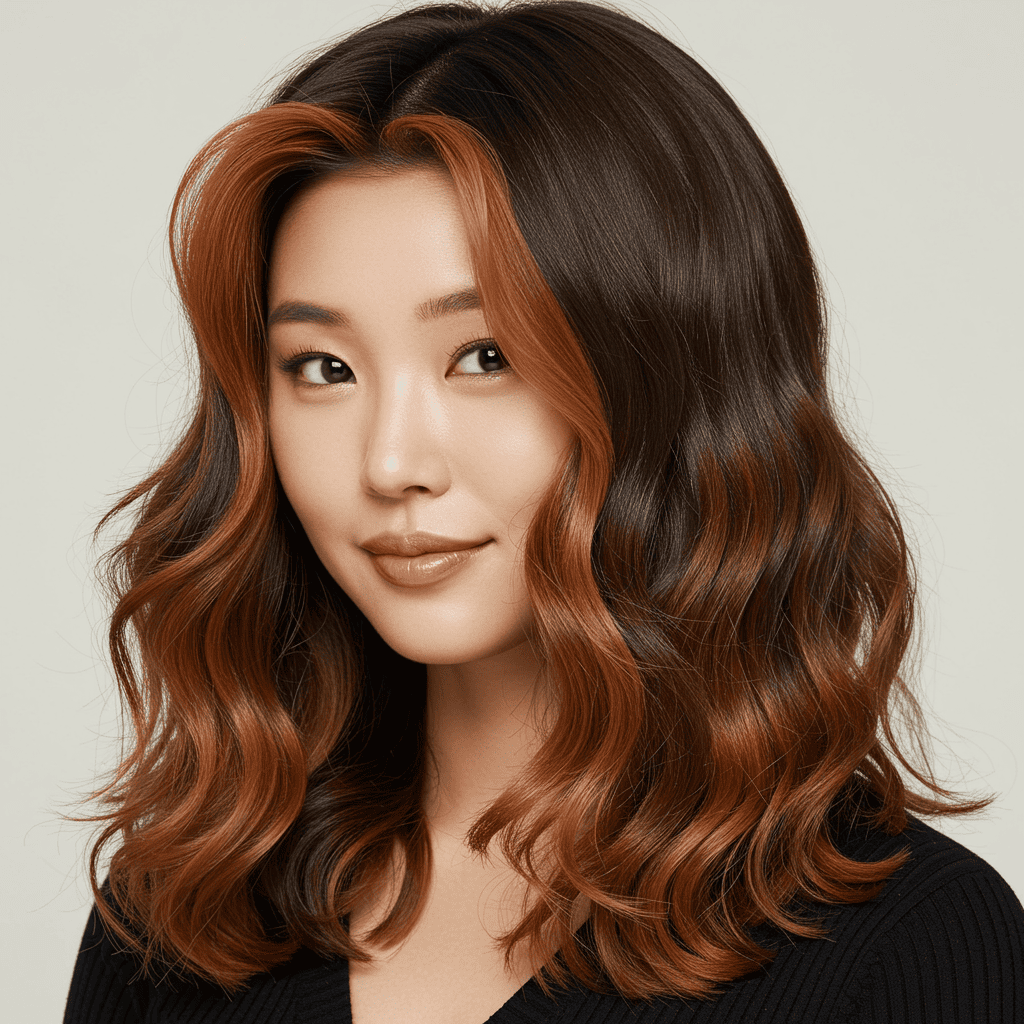 Two Tone Caramel Swirl