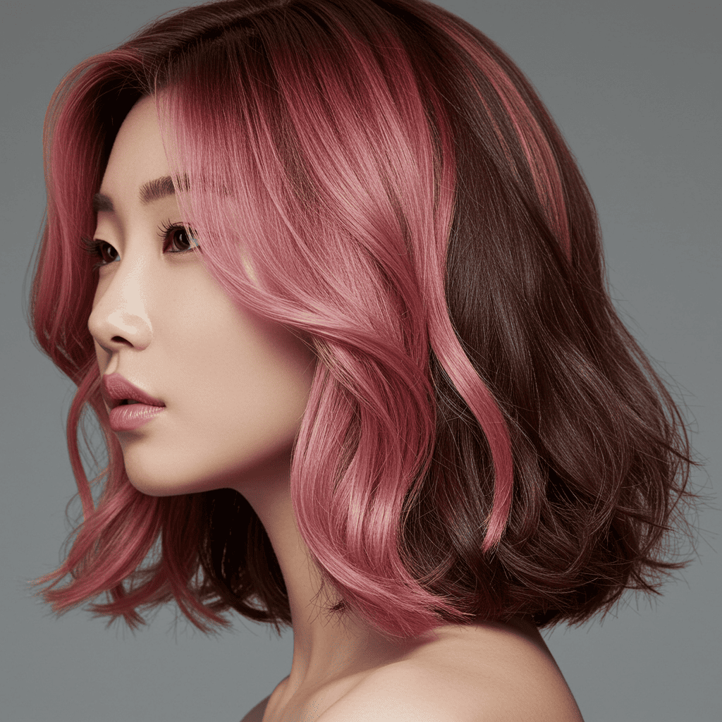 Two Tone Pink Brown