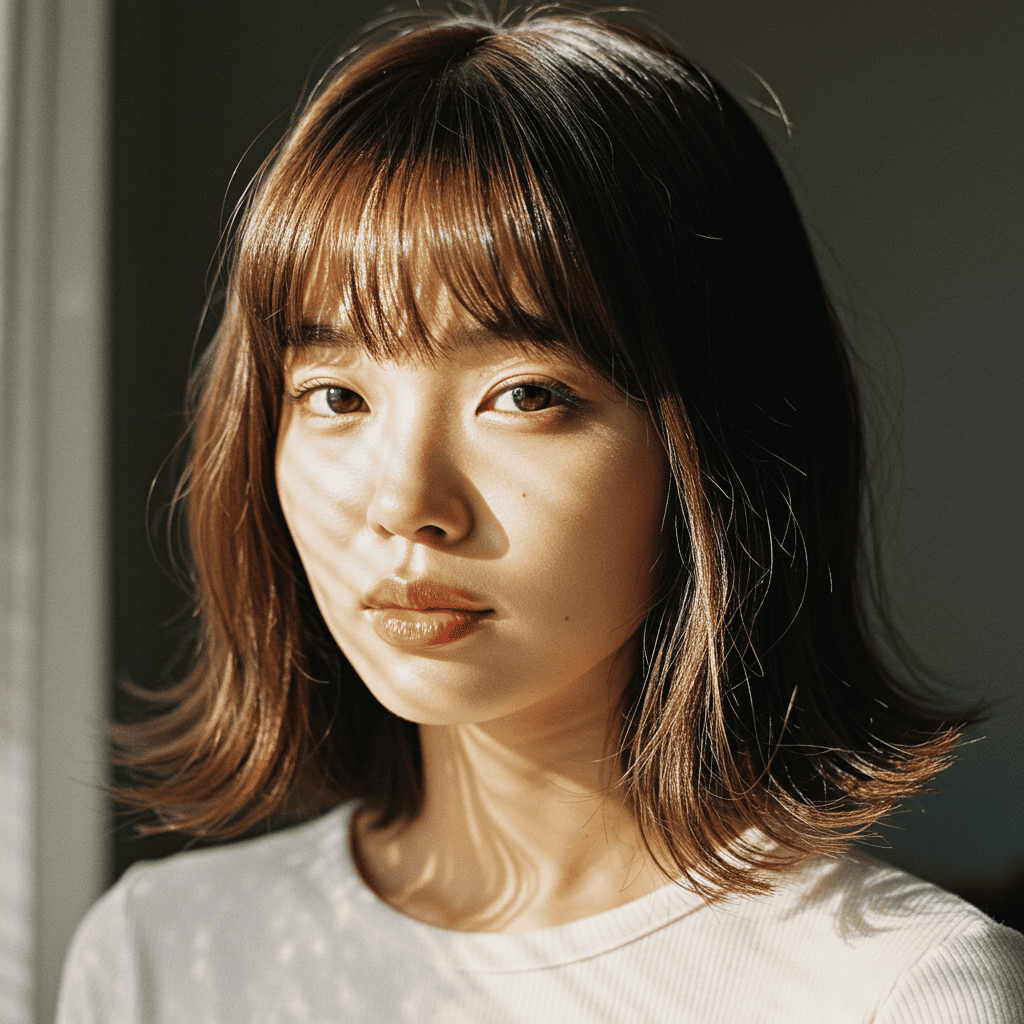 Whisper Bangs Natural