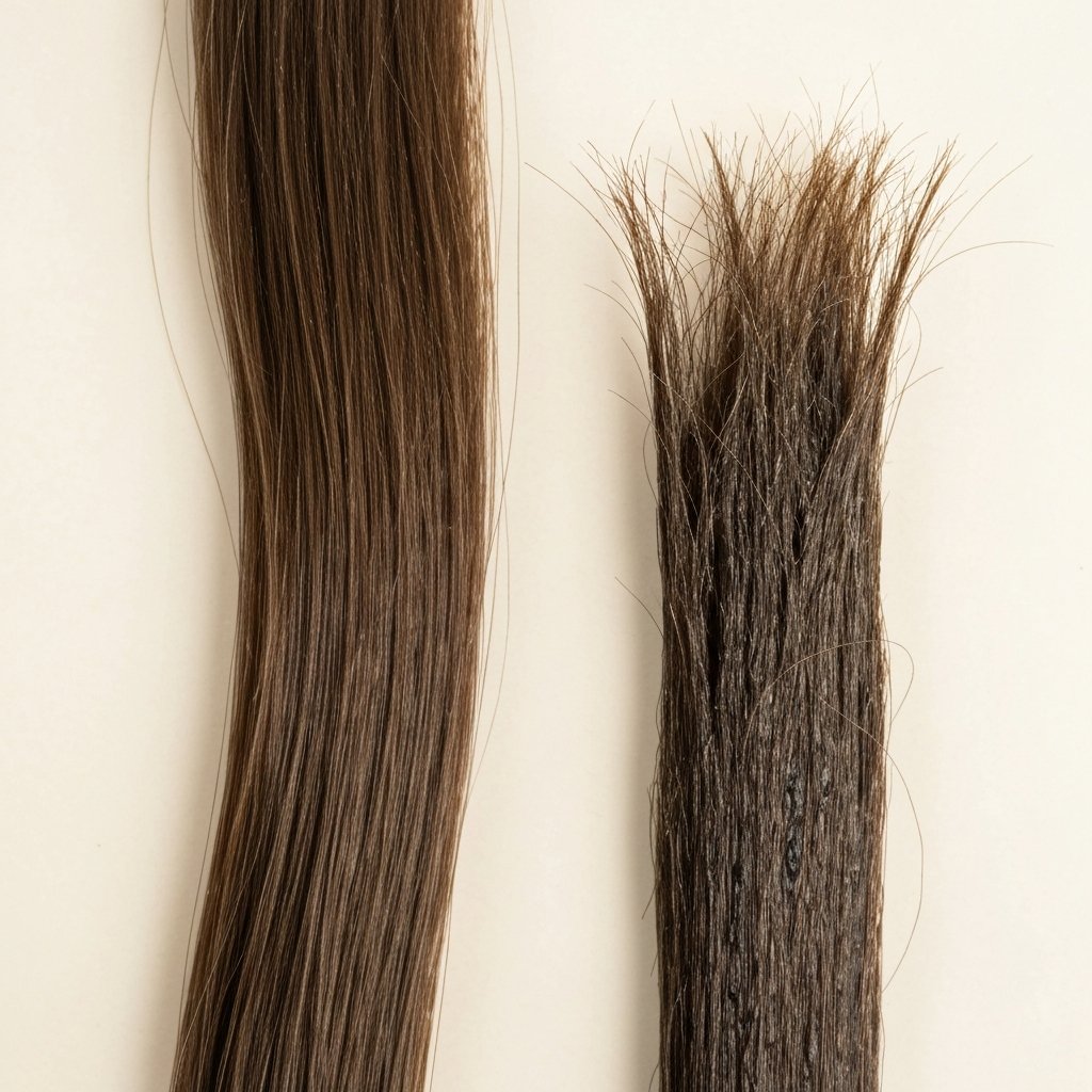 Hair Cuticle Science Macro