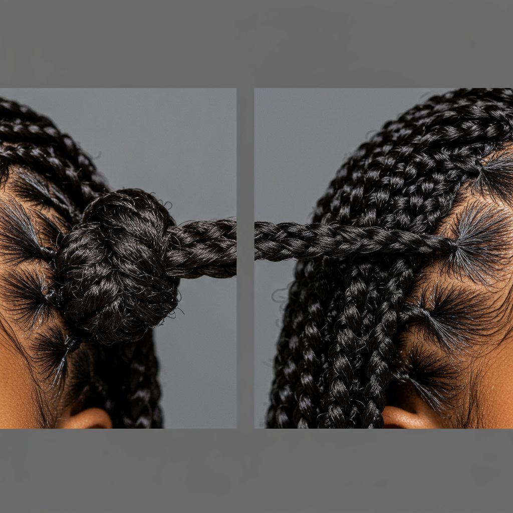 Knotless Vs Traditional Braid Comparison