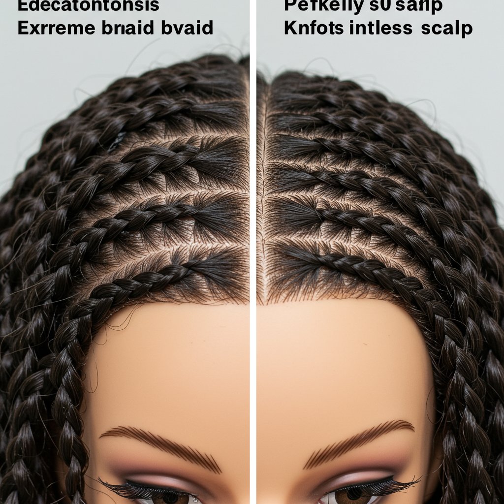 Tight Braid Tension Vs Healthy Braid