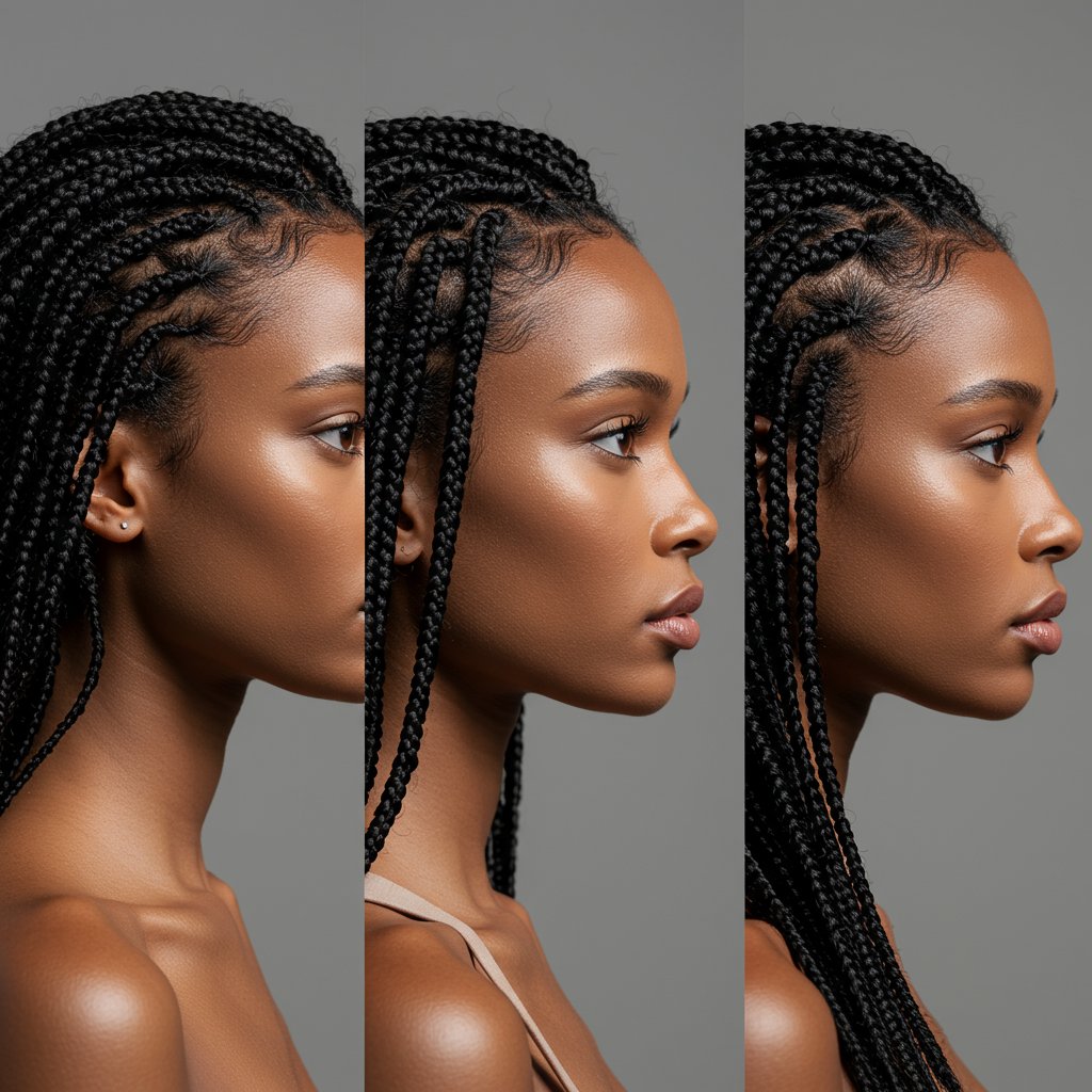 Triptych-Of-Knotless-Braid-Sizes