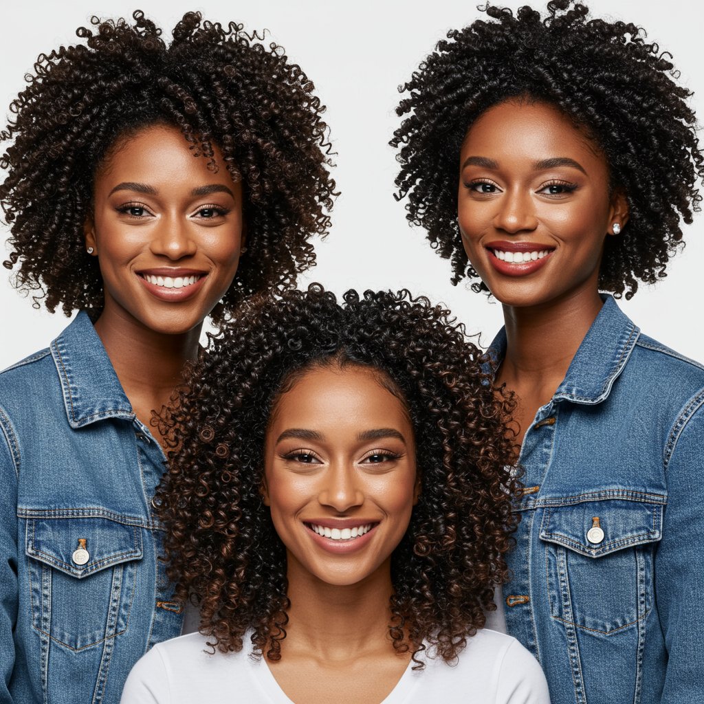 Diverse Women With Knotless Braids