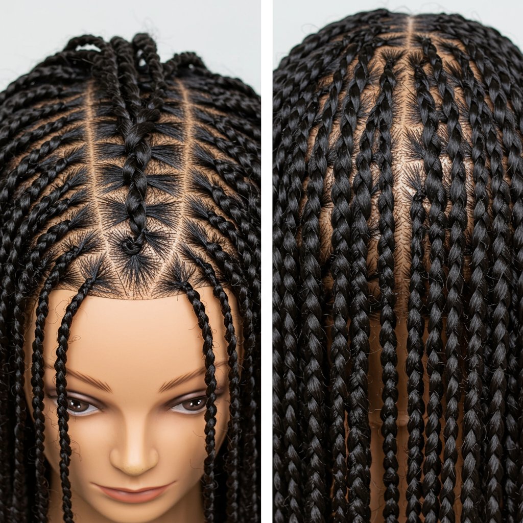 Knotless Vs Traditional Braid Comparison