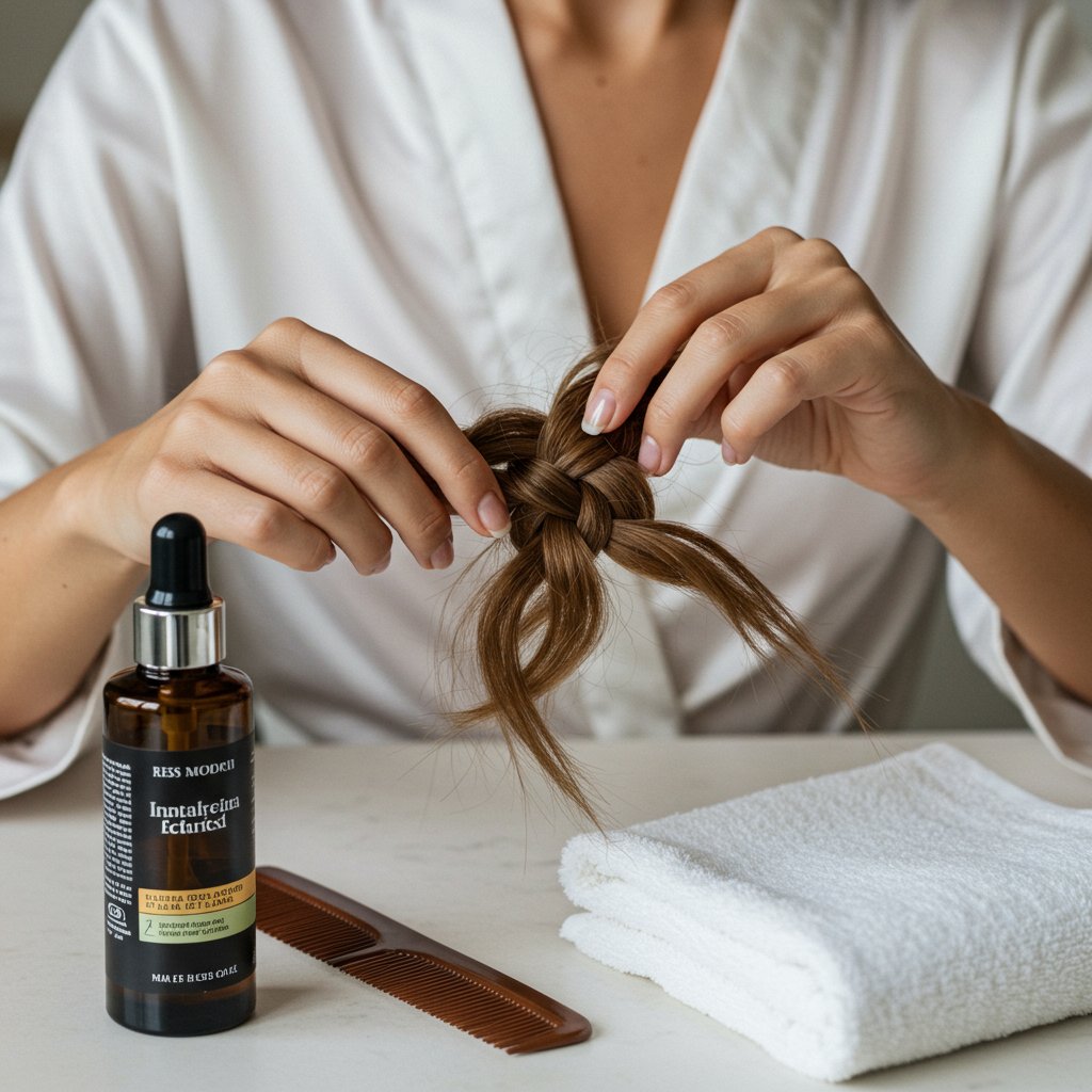 Careful Knotless Braid Takedown Process
