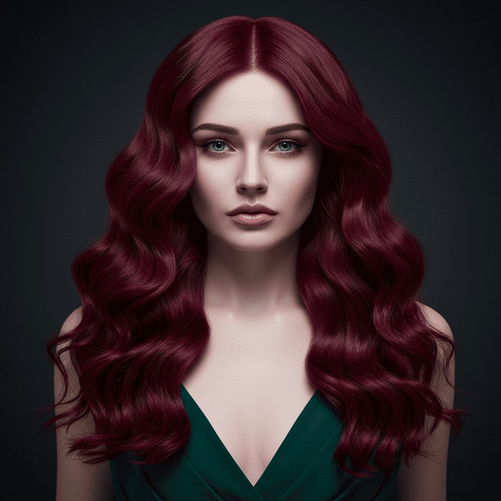 Burgundy Wine Cascade