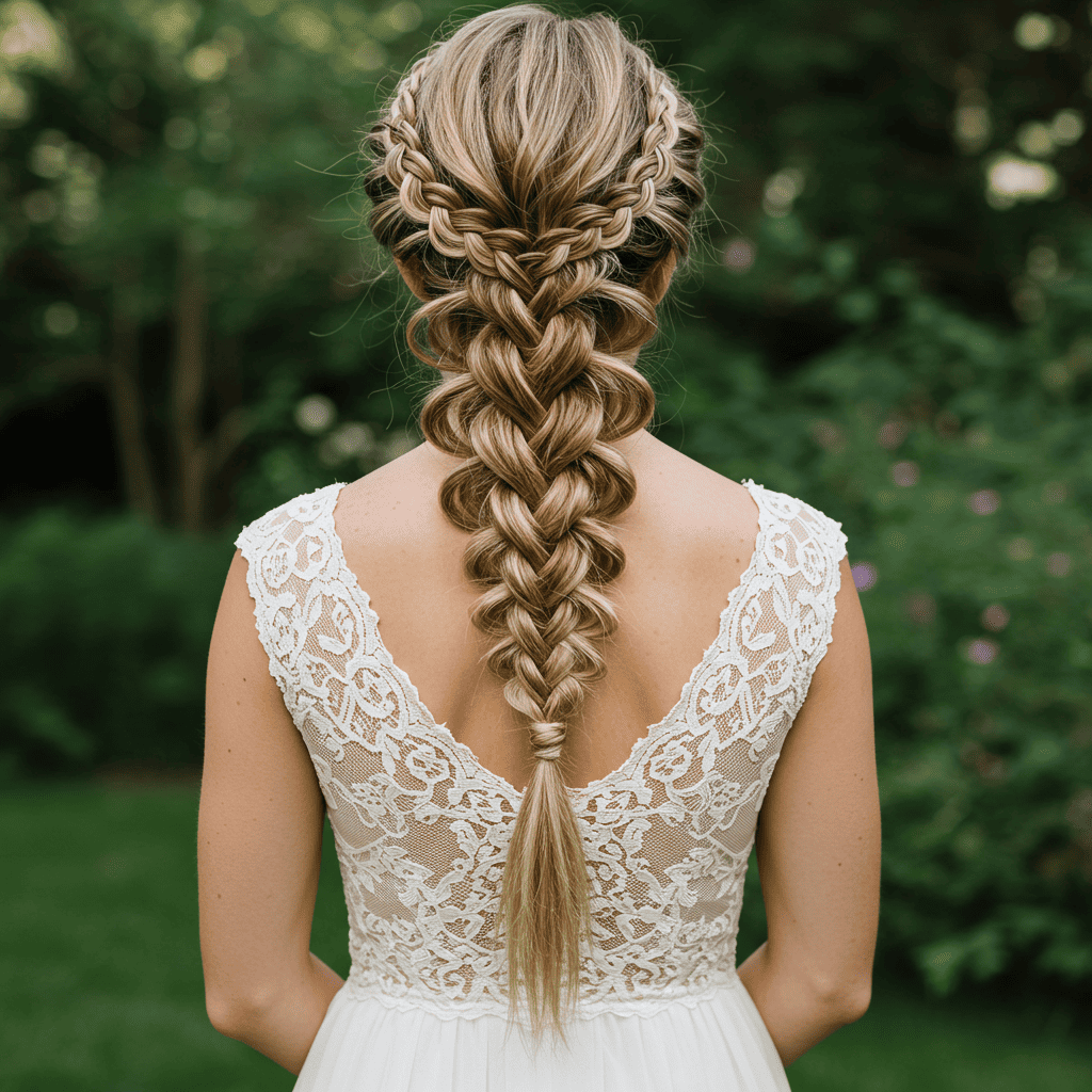 Dutch Braid Waterfall Combo