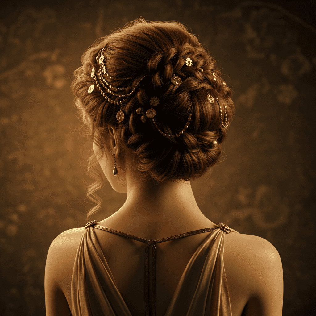 Goddess Grecian Updo