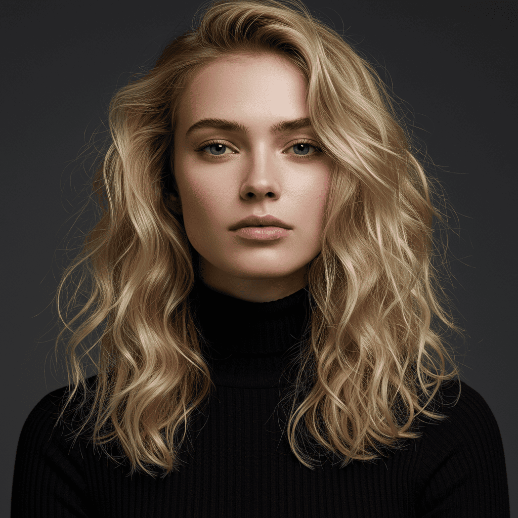 Long Hair Waves Styling Variations