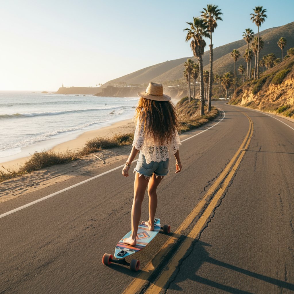 Longboarding Gallery: Cruising Board Sport Styles | Glide with Grace