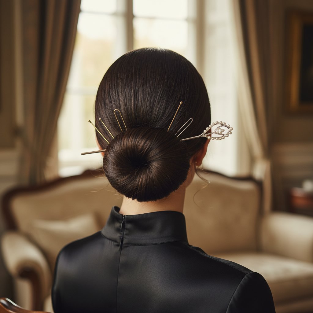 Chignon for Short Hair