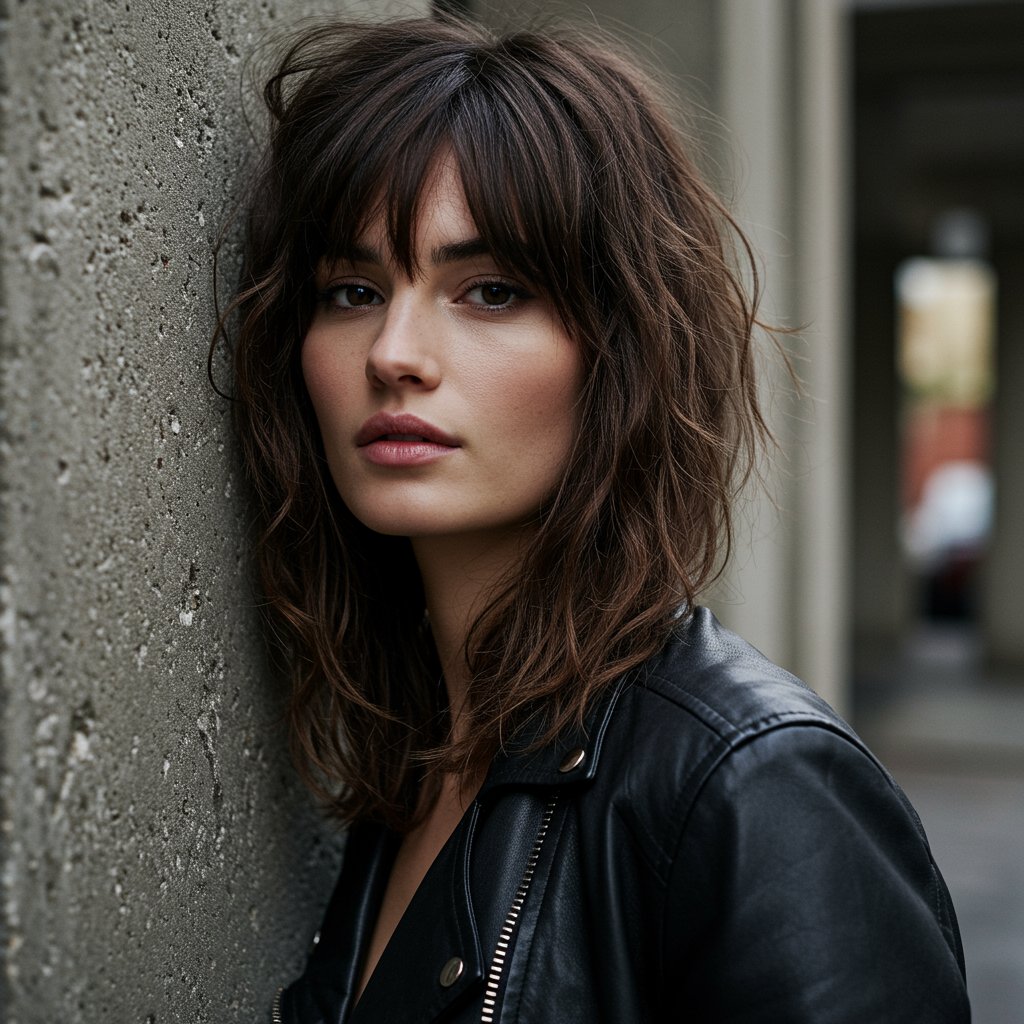 Edgy Modern Shag Haircut