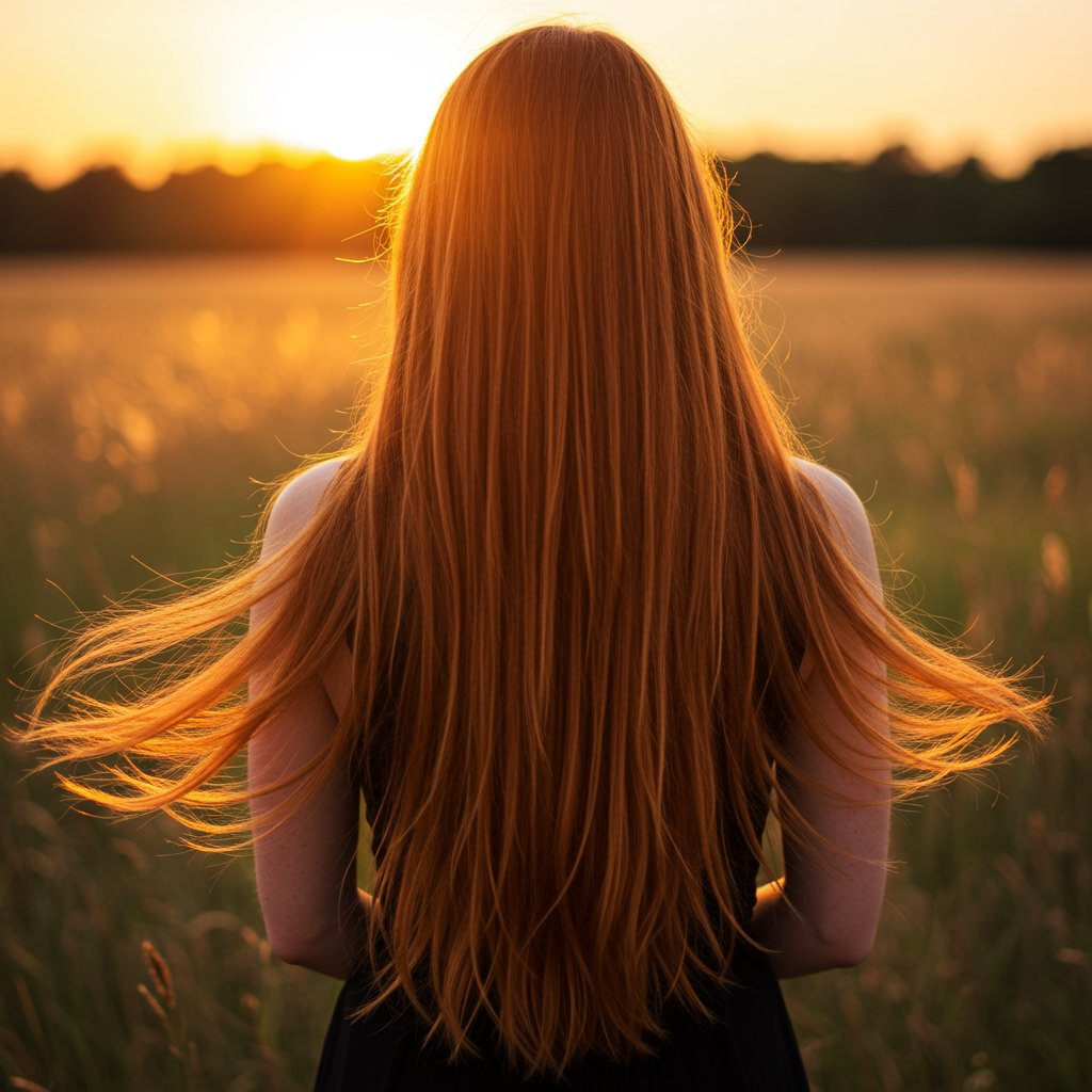 Long Straight Hair With Layers Flowing