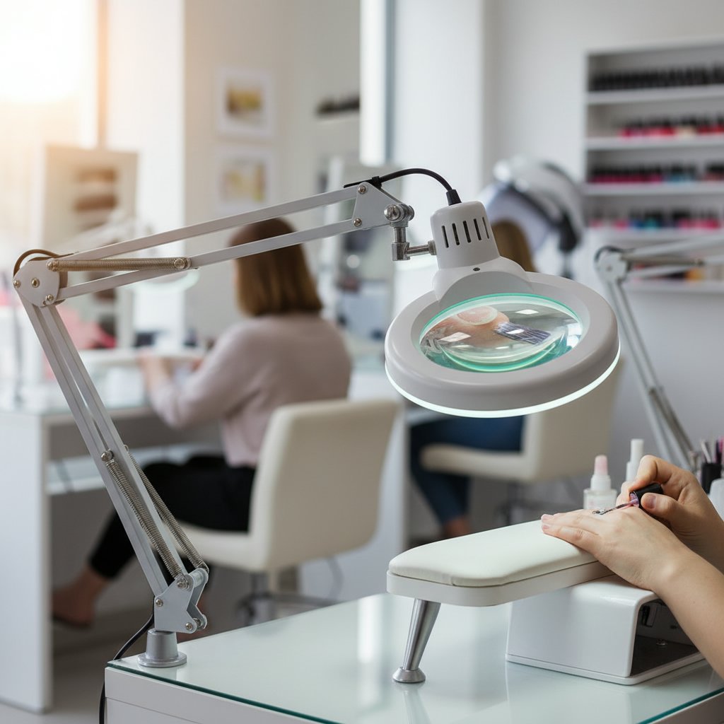 Adjustable Arm Magnifying Lamp