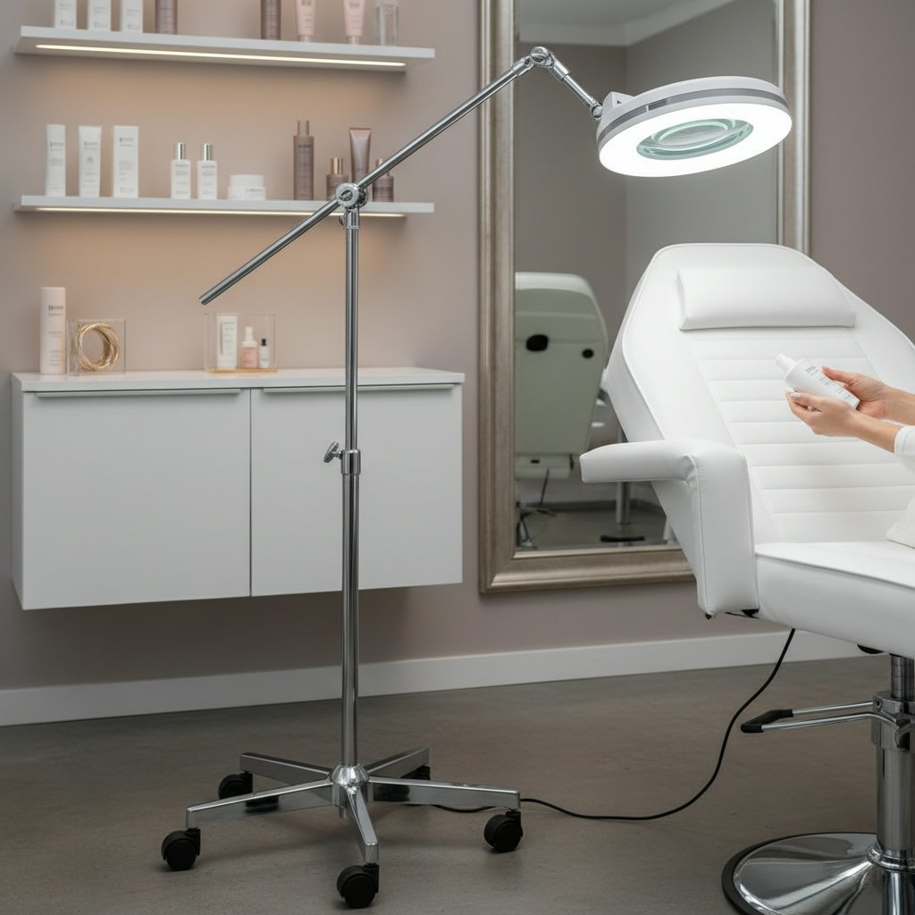 Floor Standing Magnifying Lamp